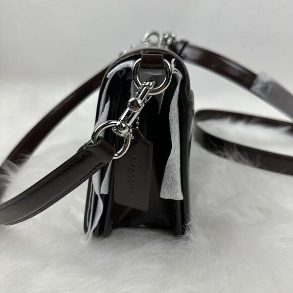 Coach Quinn Shoulder/Crossbody Bag In Leather/Maple CY657 NWT - Picture 4 of 9